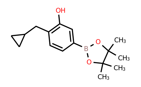2-(Cyclopropylmethyl)-5-(4,4,5,5-tetramethyl-1,3,2-dioxaborolan-2-YL)phenol