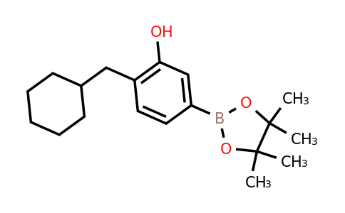 2-(Cyclohexylmethyl)-5-(4,4,5,5-tetramethyl-1,3,2-dioxaborolan-2-YL)phenol