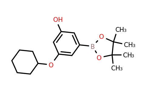 3-(Cyclohexyloxy)-5-(4,4,5,5-tetramethyl-1,3,2-dioxaborolan-2-YL)phenol