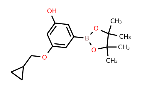 3-(Cyclopropylmethoxy)-5-(4,4,5,5-tetramethyl-1,3,2-dioxaborolan-2-YL)phenol