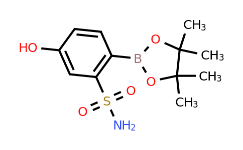 5-Hydroxy-2-(4,4,5,5-tetramethyl-1,3,2-dioxaborolan-2-YL)benzenesulfonamide