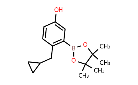 4-(Cyclopropylmethyl)-3-(4,4,5,5-tetramethyl-1,3,2-dioxaborolan-2-YL)phenol