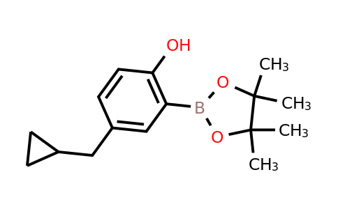 4-(Cyclopropylmethyl)-2-(4,4,5,5-tetramethyl-1,3,2-dioxaborolan-2-YL)phenol