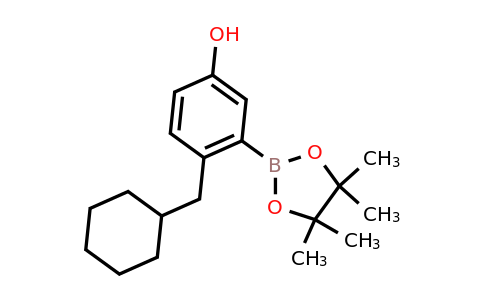 4-(Cyclohexylmethyl)-3-(4,4,5,5-tetramethyl-1,3,2-dioxaborolan-2-YL)phenol