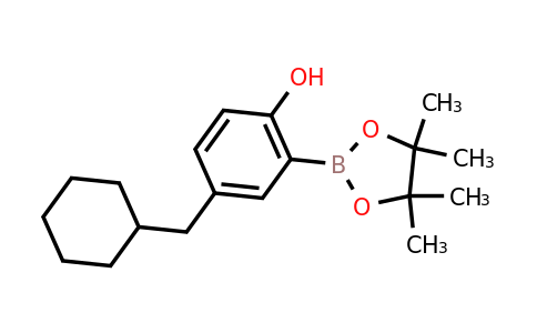 4-(Cyclohexylmethyl)-2-(4,4,5,5-tetramethyl-1,3,2-dioxaborolan-2-YL)phenol