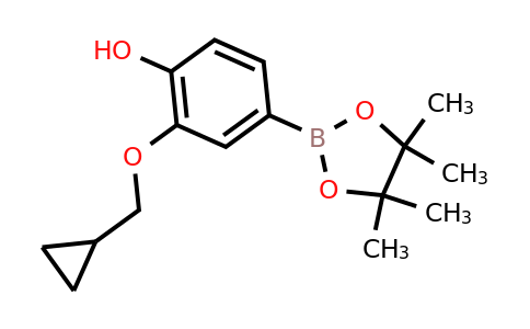 2-(Cyclopropylmethoxy)-4-(4,4,5,5-tetramethyl-1,3,2-dioxaborolan-2-YL)phenol