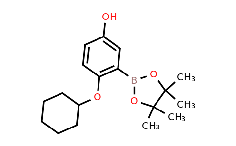 4-(Cyclohexyloxy)-3-(4,4,5,5-tetramethyl-1,3,2-dioxaborolan-2-YL)phenol