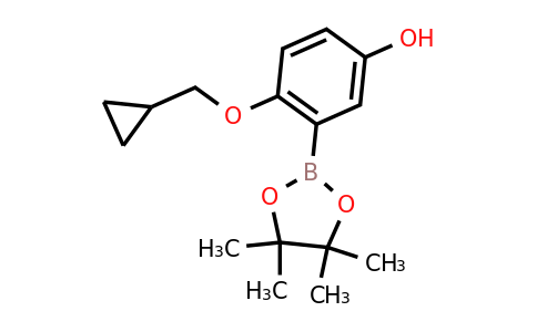 4-(Cyclopropylmethoxy)-3-(4,4,5,5-tetramethyl-1,3,2-dioxaborolan-2-YL)phenol