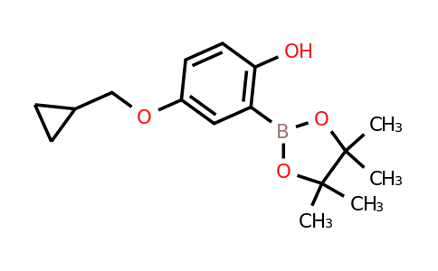 4-(Cyclopropylmethoxy)-2-(4,4,5,5-tetramethyl-1,3,2-dioxaborolan-2-YL)phenol