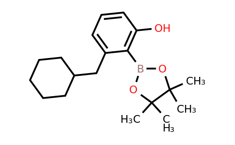 3-(Cyclohexylmethyl)-2-(4,4,5,5-tetramethyl-1,3,2-dioxaborolan-2-YL)phenol
