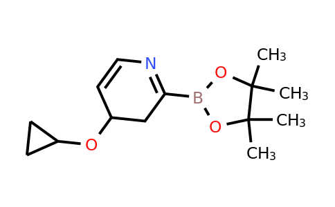4-Cyclopropoxy-2-(4,4,5,5-tetramethyl-1,3,2-dioxaborolan-2-YL)-3,4-dihydropyridine