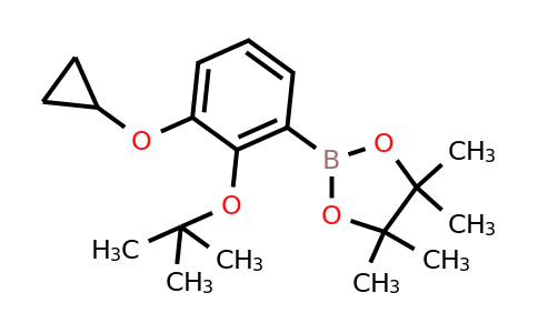 2-(2-Tert-butoxy-3-cyclopropoxyphenyl)-4,4,5,5-tetramethyl-1,3,2-dioxaborolane
