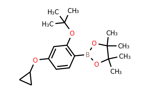 2-(2-Tert-butoxy-4-cyclopropoxyphenyl)-4,4,5,5-tetramethyl-1,3,2-dioxaborolane