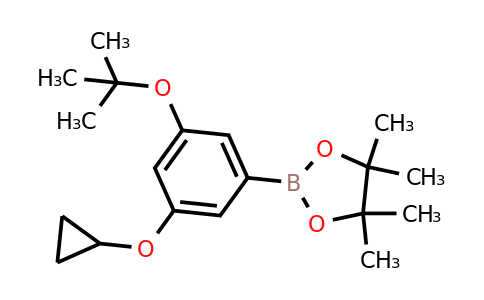 2-(3-Tert-butoxy-5-cyclopropoxyphenyl)-4,4,5,5-tetramethyl-1,3,2-dioxaborolane