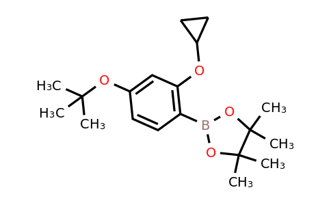 2-(4-Tert-butoxy-2-cyclopropoxyphenyl)-4,4,5,5-tetramethyl-1,3,2-dioxaborolane