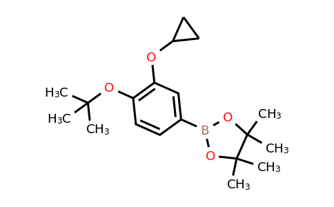 2-(4-Tert-butoxy-3-cyclopropoxyphenyl)-4,4,5,5-tetramethyl-1,3,2-dioxaborolane