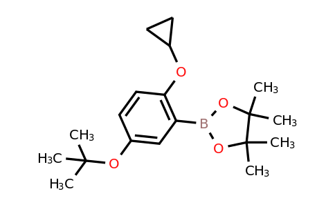 2-(5-Tert-butoxy-2-cyclopropoxyphenyl)-4,4,5,5-tetramethyl-1,3,2-dioxaborolane
