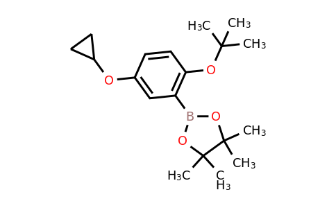 2-(2-Tert-butoxy-5-cyclopropoxyphenyl)-4,4,5,5-tetramethyl-1,3,2-dioxaborolane