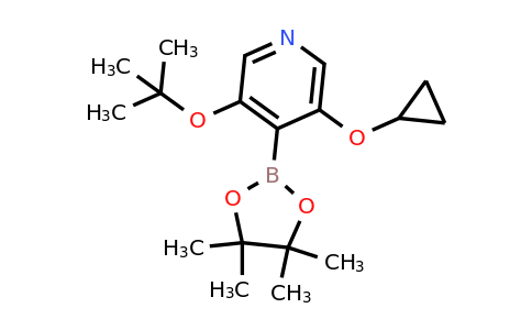 3-Tert-butoxy-5-cyclopropoxy-4-(4,4,5,5-tetramethyl-1,3,2-dioxaborolan-2-YL)pyridine