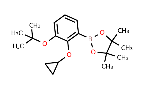 2-(3-Tert-butoxy-2-cyclopropoxyphenyl)-4,4,5,5-tetramethyl-1,3,2-dioxaborolane
