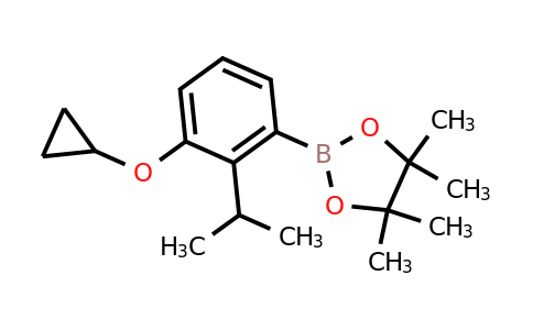 2-(3-Cyclopropoxy-2-isopropylphenyl)-4,4,5,5-tetramethyl-1,3,2-dioxaborolane