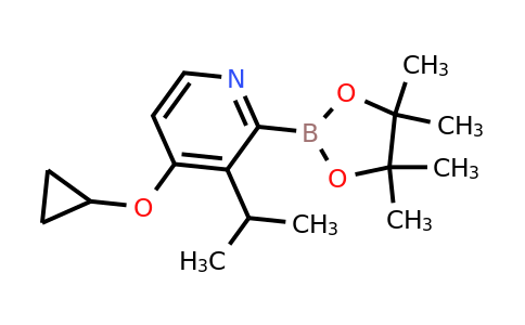 4-Cyclopropoxy-3-isopropyl-2-(4,4,5,5-tetramethyl-1,3,2-dioxaborolan-2-YL)pyridine