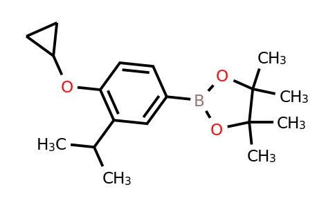 2-(4-Cyclopropoxy-3-isopropylphenyl)-4,4,5,5-tetramethyl-1,3,2-dioxaborolane