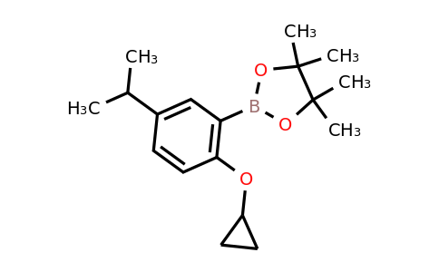 2-(2-Cyclopropoxy-5-isopropylphenyl)-4,4,5,5-tetramethyl-1,3,2-dioxaborolane