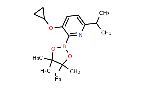 3-Cyclopropoxy-6-isopropyl-2-(4,4,5,5-tetramethyl-1,3,2-dioxaborolan-2-YL)pyridine