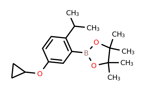 2-(5-Cyclopropoxy-2-isopropylphenyl)-4,4,5,5-tetramethyl-1,3,2-dioxaborolane