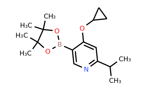 4-Cyclopropoxy-2-isopropyl-5-(4,4,5,5-tetramethyl-1,3,2-dioxaborolan-2-YL)pyridine