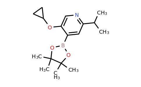5-Cyclopropoxy-2-isopropyl-4-(4,4,5,5-tetramethyl-1,3,2-dioxaborolan-2-YL)pyridine