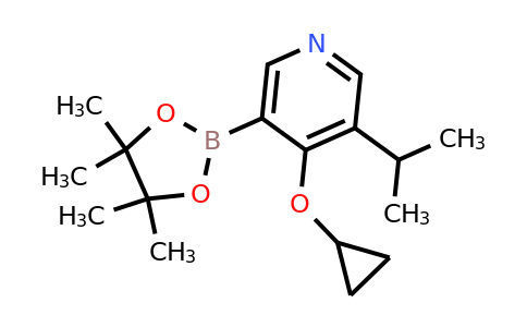 4-Cyclopropoxy-3-isopropyl-5-(4,4,5,5-tetramethyl-1,3,2-dioxaborolan-2-YL)pyridine