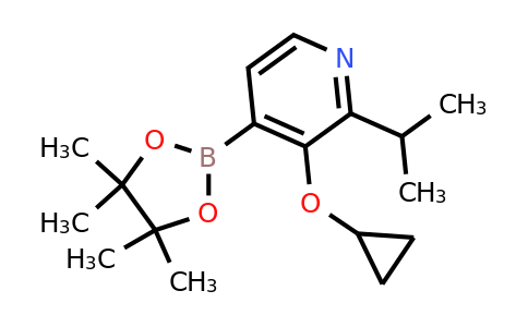 3-Cyclopropoxy-2-isopropyl-4-(4,4,5,5-tetramethyl-1,3,2-dioxaborolan-2-YL)pyridine
