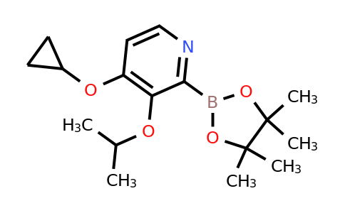 4-Cyclopropoxy-3-isopropoxy-2-(4,4,5,5-tetramethyl-1,3,2-dioxaborolan-2-YL)pyridine