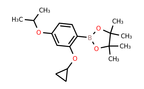 2-(2-Cyclopropoxy-4-isopropoxyphenyl)-4,4,5,5-tetramethyl-1,3,2-dioxaborolane