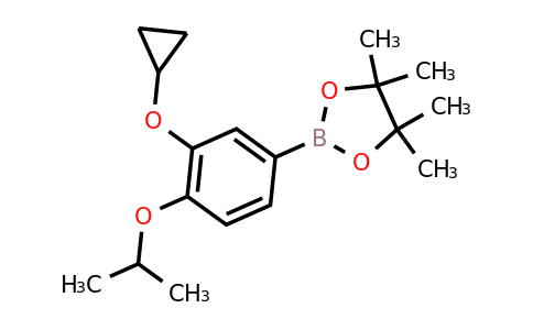 2-(3-Cyclopropoxy-4-isopropoxyphenyl)-4,4,5,5-tetramethyl-1,3,2-dioxaborolane