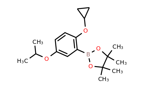 2-(2-Cyclopropoxy-5-isopropoxyphenyl)-4,4,5,5-tetramethyl-1,3,2-dioxaborolane