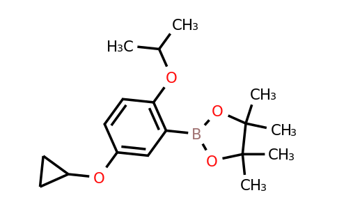 2-(5-Cyclopropoxy-2-isopropoxyphenyl)-4,4,5,5-tetramethyl-1,3,2-dioxaborolane