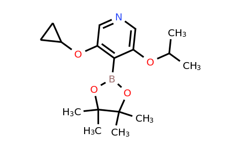 3-Cyclopropoxy-5-isopropoxy-4-(4,4,5,5-tetramethyl-1,3,2-dioxaborolan-2-YL)pyridine
