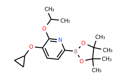 3-Cyclopropoxy-2-isopropoxy-6-(4,4,5,5-tetramethyl-1,3,2-dioxaborolan-2-YL)pyridine
