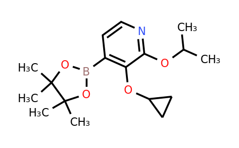 3-Cyclopropoxy-2-isopropoxy-4-(4,4,5,5-tetramethyl-1,3,2-dioxaborolan-2-YL)pyridine