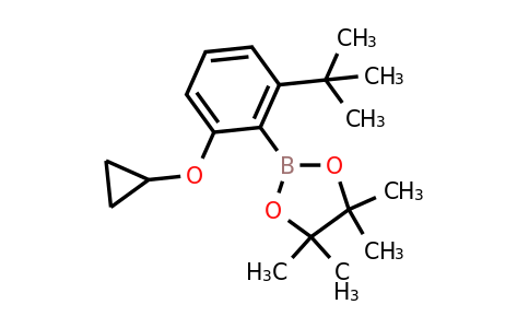 2-(2-Tert-butyl-6-cyclopropoxyphenyl)-4,4,5,5-tetramethyl-1,3,2-dioxaborolane