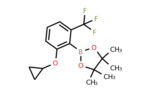 2-(2-Cyclopropoxy-6-(trifluoromethyl)phenyl)-4,4,5,5-tetramethyl-1,3,2-dioxaborolane