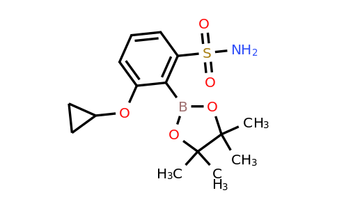 3-Cyclopropoxy-2-(4,4,5,5-tetramethyl-1,3,2-dioxaborolan-2-YL)benzenesulfonamide