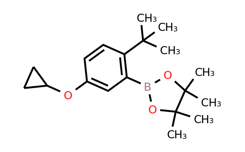 2-(2-Tert-butyl-5-cyclopropoxyphenyl)-4,4,5,5-tetramethyl-1,3,2-dioxaborolane