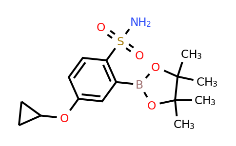 4-Cyclopropoxy-2-(4,4,5,5-tetramethyl-1,3,2-dioxaborolan-2-YL)benzenesulfonamide