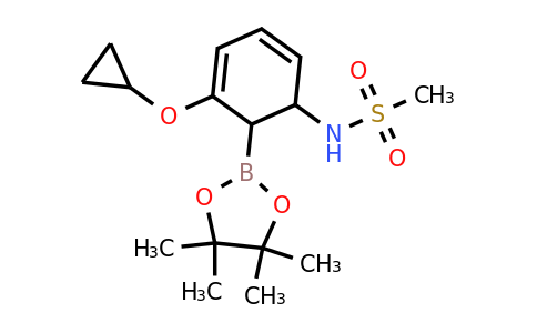 N-(5-cyclopropoxy-6-(4,4,5,5-tetramethyl-1,3,2-dioxaborolan-2-YL)cyclohexa-2,4-dienyl)methanesulfonamide