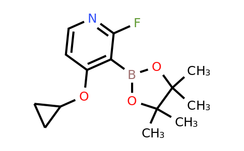 4-Cyclopropoxy-2-fluoro-3-(4,4,5,5-tetramethyl-1,3,2-dioxaborolan-2-YL)pyridine