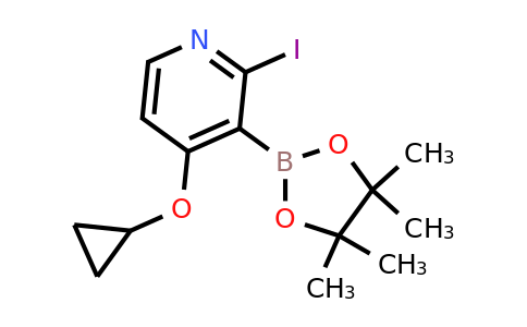 4-Cyclopropoxy-2-iodo-3-(4,4,5,5-tetramethyl-1,3,2-dioxaborolan-2-YL)pyridine